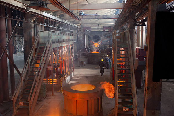 Photo of Rearden Steel foundry