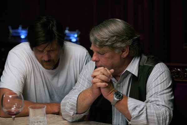 Photo of Graham Beckel with director Paul Johansson