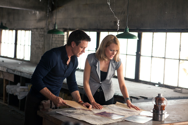 Photo of Hank Rearden and Dagny Taggart in an abandoned factory