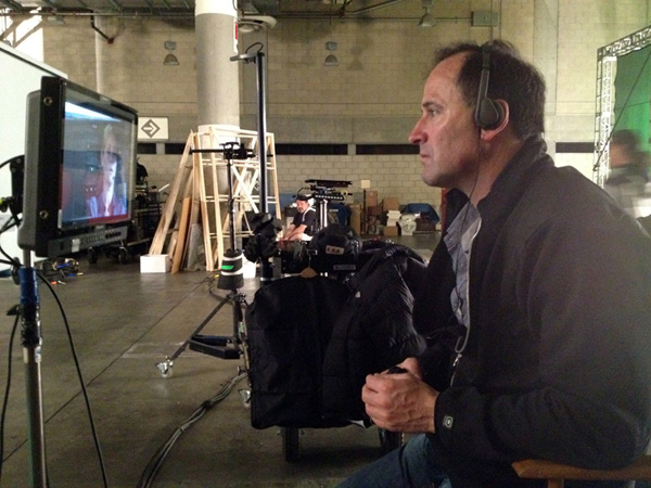 Photo of Harmon Kaslow on day 1 of filming "Atlas Shrugged: The Strike"