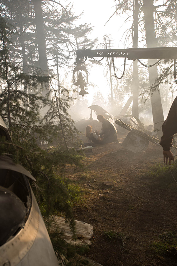 Photo of Dagny Taggart and John Galt after Dagny's plane crashes into Galt's Gulch