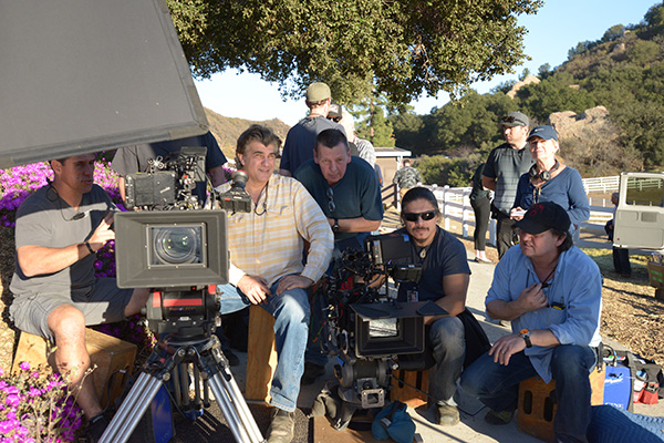 Photo of Jim Manera and crew filming in Galt's Gulch