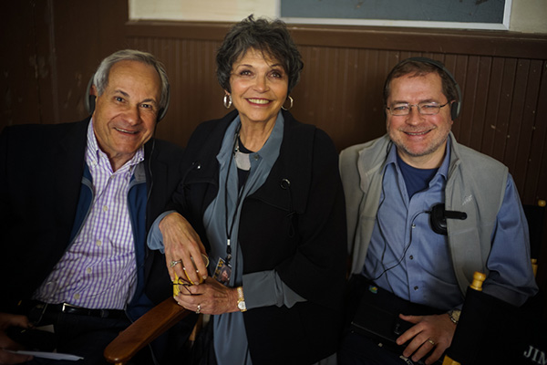 Photo of John Aglialoro, Joan Carter, and Grover Norquist on the set of "Atlas Shrugged: Who is John Galt?"